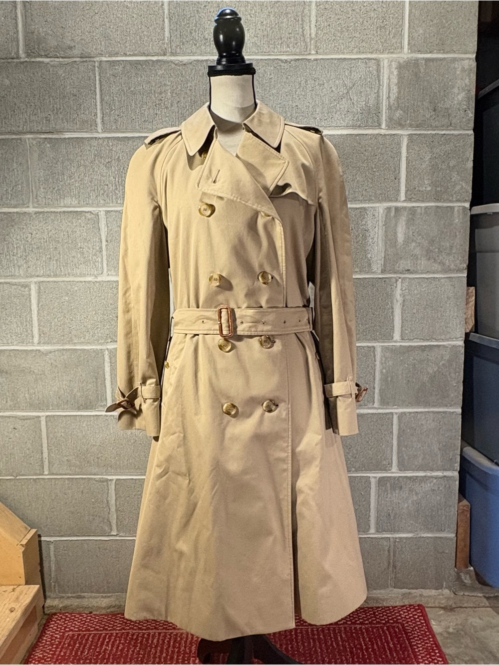 Burberry Trench coat.